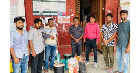 আলমডাঙ্গা রেলওয়ে স্টেশনে সিসি ক্যামেরা স্থাপন কার্যক্রম শুরু