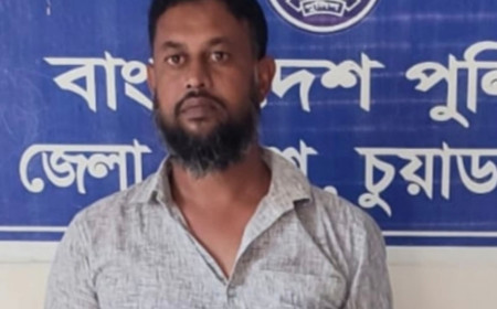 চুয়াডাঙ্গার জীবননগর সীমান্তে স্বর্ণের বার  সহ এক চোরাকারবারি গ্রেপ্তার 