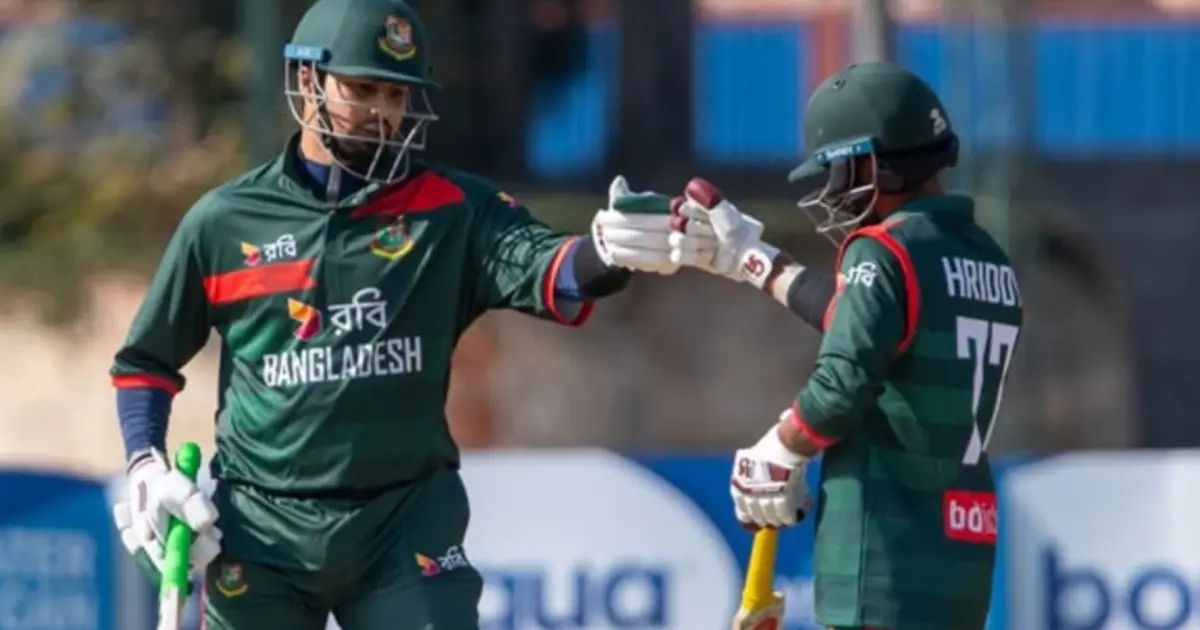 জিম্বাবুয়ের বিপক্ষে সহজ লক্ষ্য তাড়ায় ব্যাটিং বিপর্যয়, ২৫ রানে হারল বাংলাদেশ