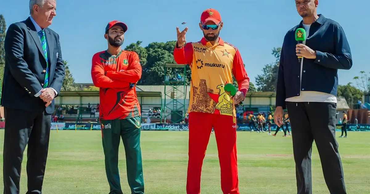 বাংলাদেশ বনাম জিম্বাবুয়ে: ফাইনাল ম্যাচে টস জিতে ব্যাটিংয়ে সিকান্দার রাজারা