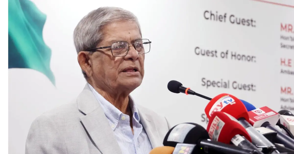 চীনের সঙ্গে ভূরাজনৈতিক ও অর্থনৈতিক সম্পর্ক আরও জোরদার করতে চায় বিএনপি: মির্জা ফখরুল