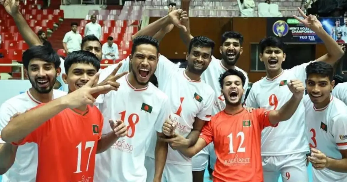 কাভা ভলিবলের ফাইনালে বাংলাদেশ, উজবেকিস্তানকে উড়িয়ে শিরোপার মঞ্চে লাল-সবুজ