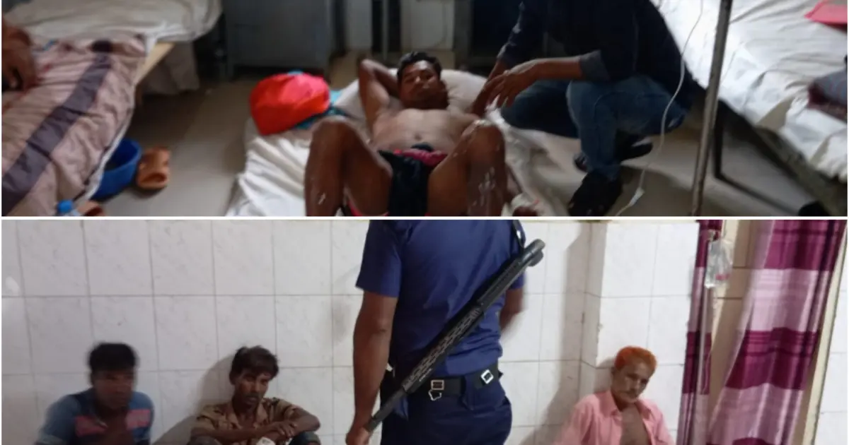 মেহেরপুরের গাংনীতে গরু বোঝাই লাটাহাম্বার উল্টে চালক নিহত, আহত ১১