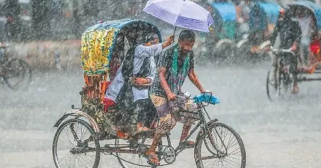 ঢাকাসহ দেশের ৬ বিভাগে ভারী বৃষ্টির পূর্বাভাস, বাড়তে পারে দিনের তাপমাত্রা