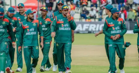     জিম্বাবুয়েকে হারিয়ে হোয়াইটওয়াশ এড়াল বাংলাদেশ, তানজিদ-সৌম্যর দাপুটে ব্যাটিং