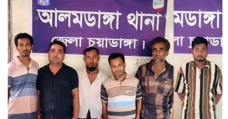 আলমডাঙ্গায় পুলিশের অভিযানে মাদকসহ গ্রেপ্তার-৬, সংক্ষিপ্ত বিচার আদালতে কারাদণ্ড ও অর্থদণ্ড