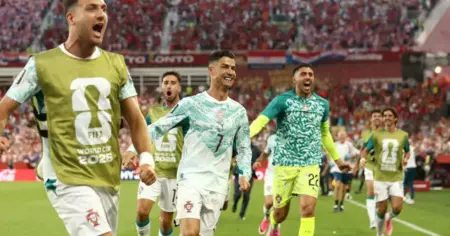 ক্রোয়েশিয়াকে হারিয়ে বিশ্বকাপের শেষ ষোলোতে পর্তুগাল