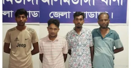 আলমডাঙ্গায় মাদকসহ চারজন গ্রেপ্তার, সংক্ষিপ্ত বিচারে কারাদণ্ড ও জরিমানা
