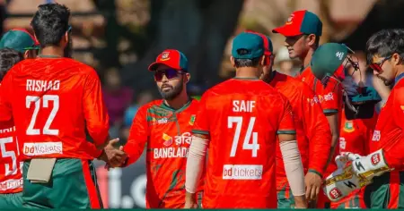 জিম্বাবুয়েকে ৩৪ রানে হারিয়ে সিরিজে সমতায় ফিরল বাংলাদেশ