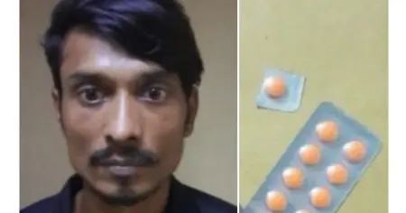 চুয়াডাঙ্গার আলমডাঙ্গায় চাকু ও ইয়াবাসহ এক  যুবক গ্রেপ্তার