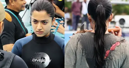 পানির নিচে ঝুঁকিপূর্ণ অ্যাকশন দৃশ্যে রশ্মিকা মান্দানা, ‘মাইসা’ ছবিতে নতুন রেকর্ড