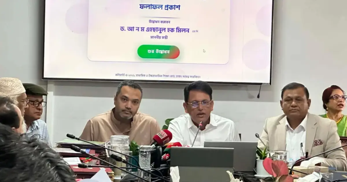 পরীক্ষার খাতায় ঢালাও নম্বর দেওয়ার সুযোগ নেই: শিক্ষামন্ত্রী আ ন ম এহছানুল হক মিলন