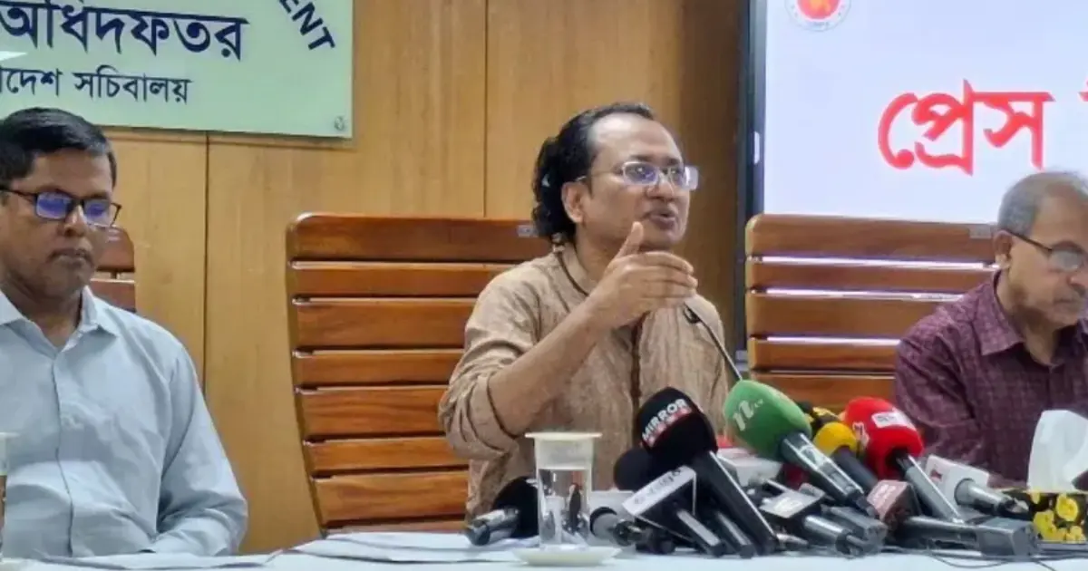 র’ প্রধানের ঢাকা সফর স্বাভাবিক প্রক্রিয়া, বাড়াবাড়ির কিছু নেই: তথ্য উপদেষ্টা