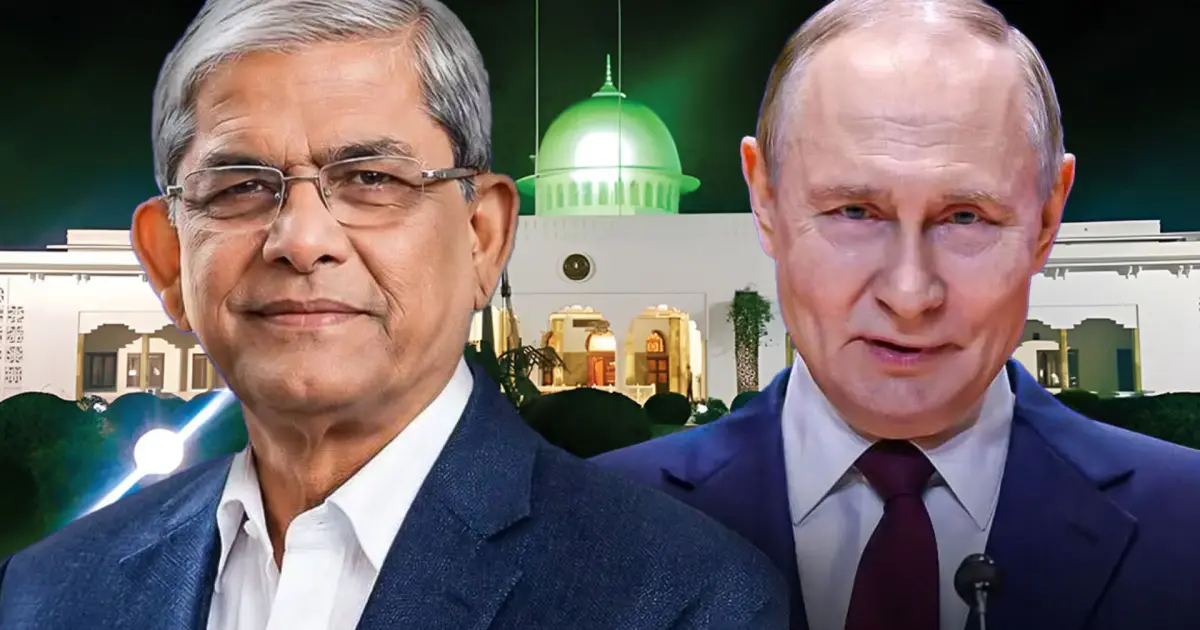 রাষ্ট্রপতি হিসেবে দায়িত্ব নেওয়ায় মির্জা ফখরুলকে পুতিনের অভিনন্দন