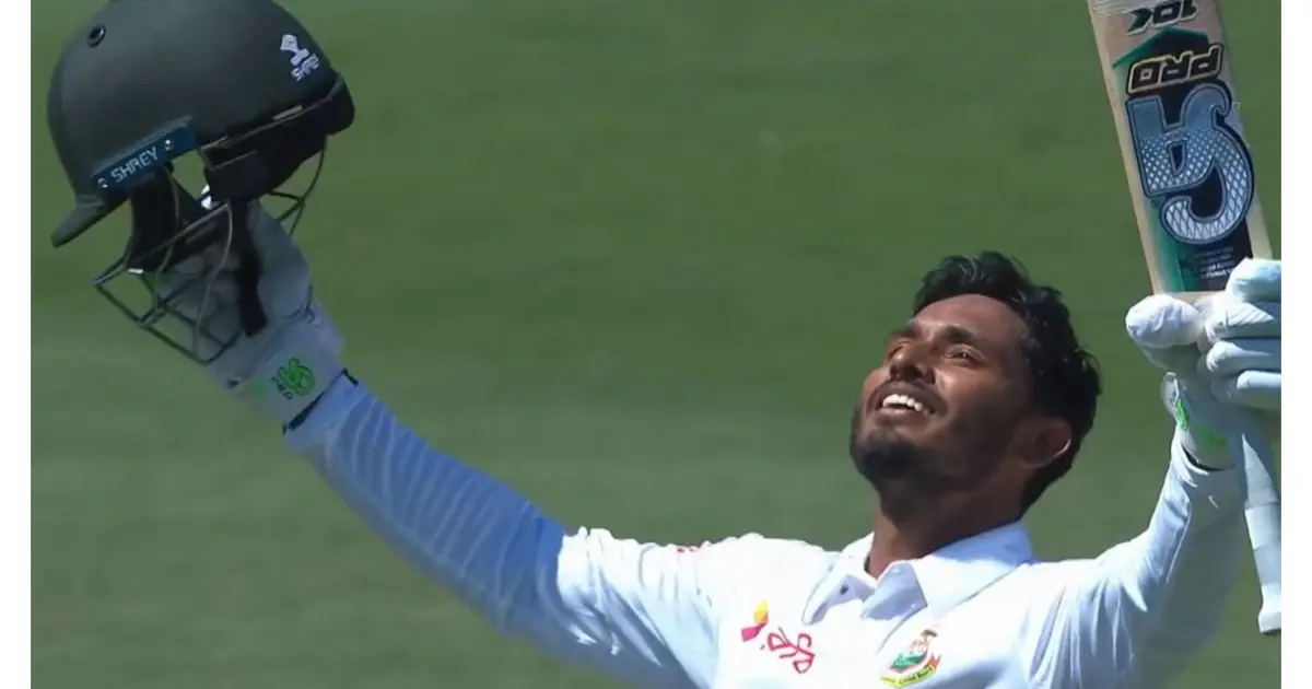 অস্ট্রেলিয়ার মাটিতে নতুন ইতিহাস: তানজিদ তামিমের ঐতিহাসিক প্রথম টেস্ট সেঞ্চুরি
