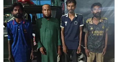 চুয়াডাঙ্গায় মাদকদ্রব্য অধিদপ্তরের অভিযানে  গ্রেফতার ৪, ভ্রাম্যমাণ আদালতে কারাদণ্ড