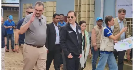 কক্সবাজারে রোহিঙ্গা ক্যাম্প পরিদর্শনে মার্কিন যুক্তরাষ্ট্রের উচ্চপর্যায়ের প্রতিনিধিদল