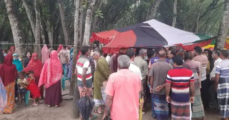 আলমডাঙ্গায় মাথাভাঙ্গা নদীতে গোসল করতে নেমে বৃদ্ধা নারীর মৃত্যু
