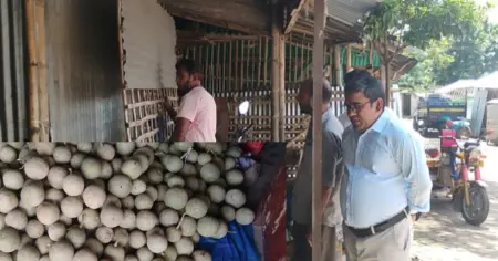 চুয়াডাঙ্গায় কেমিক্যাল দিয়ে কদবেল পাকানোর দায়ে ব্যবসায়ীকে ১৫ হাজার টাকা জরিমানা