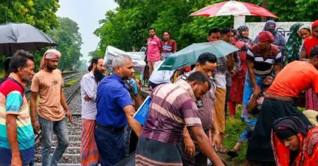চুয়াডাঙ্গার মোমিনপুরে ট্রেনের ধাক্কায় আলমডাঙ্গার এক নারীর মৃত্যু