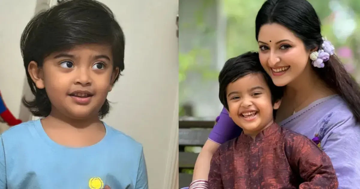 নব্বইয়ের দশকের লুকে পরীমনির ছেলে পূণ্য, প্রশংসায় পঞ্চমুখ নেটিজেনরা