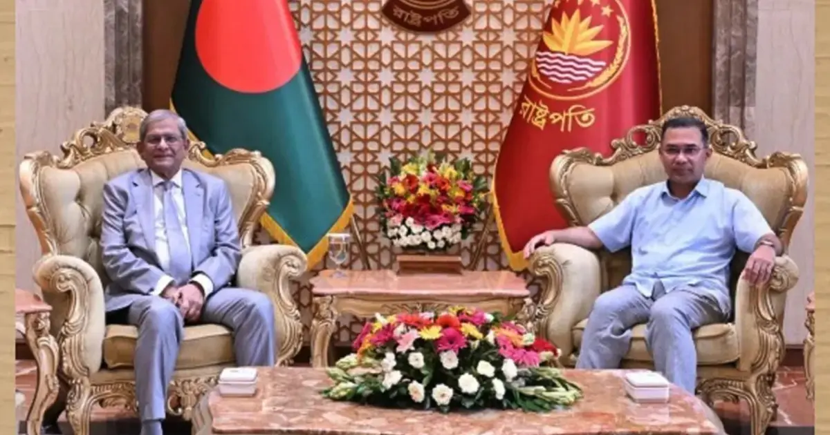 বঙ্গভবনে রাষ্ট্রপতির সঙ্গে প্রধানমন্ত্রীর সৌজন্য সাক্ষাৎ