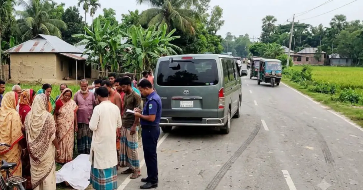 চুয়াডাঙ্গায় মেয়ের বাড়ি এসে সড়ক দুর্ঘটনায় নারীর মৃত্যু