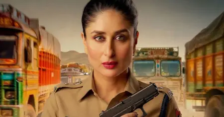 দায়রা’ সিনেমায় নতুন লুকে কারিনা: লিপস্টিক মেখে কঠোর পুলিশ কর্মকর্তা ডিসিপি আজুনি