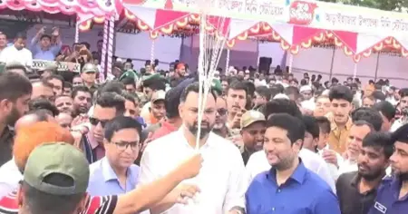 নারায়ণগঞ্জে মিনি স্টেডিয়াম উদ্বোধন: প্রতিটি উপজেলায় খেলার মাঠের আশ্বাস ক্রীড়া প্রতিমন্ত্রীর
