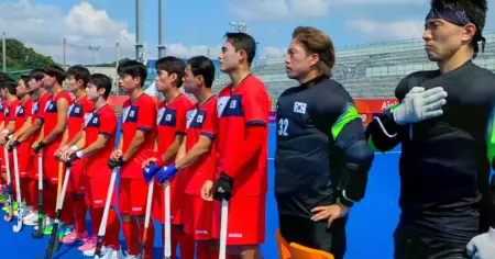 এশিয়ান গেমসে দক্ষিণ কোরিয়ার ম্যাচে বাজল উত্তর কোরিয়ার জাতীয় সংগীত, হকি অঙ্গনে তোলপাড়