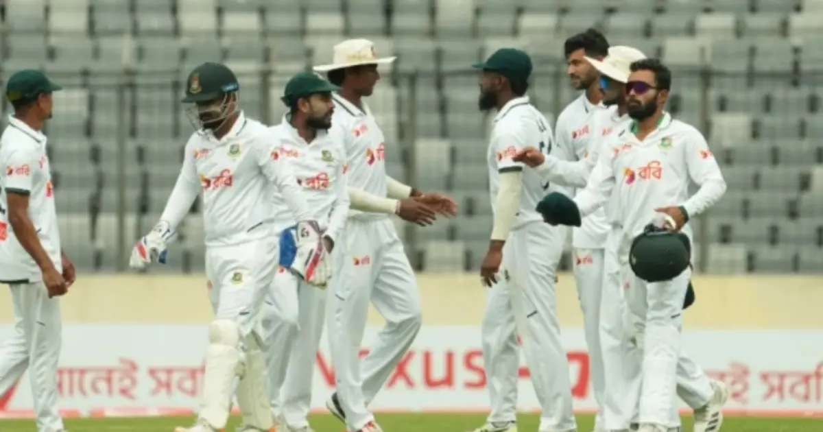 নাঈমের ঘূর্ণি জাদুতে থামলো ওয়েস্ট ইন্ডিজ, দ্বিতীয় ইনিংসে ১ ইউকেটে ৩৯ রানের লিড বাংলাদেশের