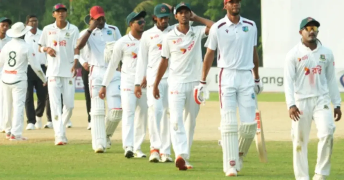 উইন্ডিজের বিপক্ষে ড্র ম্যাচে আলো ছড়ালেন কালাম ও হোসাইন