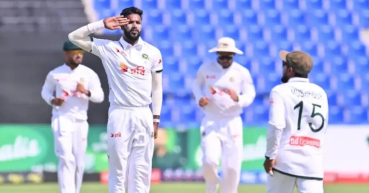 আবুধাবি টেস্ট জয় থেকে ৭ উইকেট দূরে বাংলাদেশ