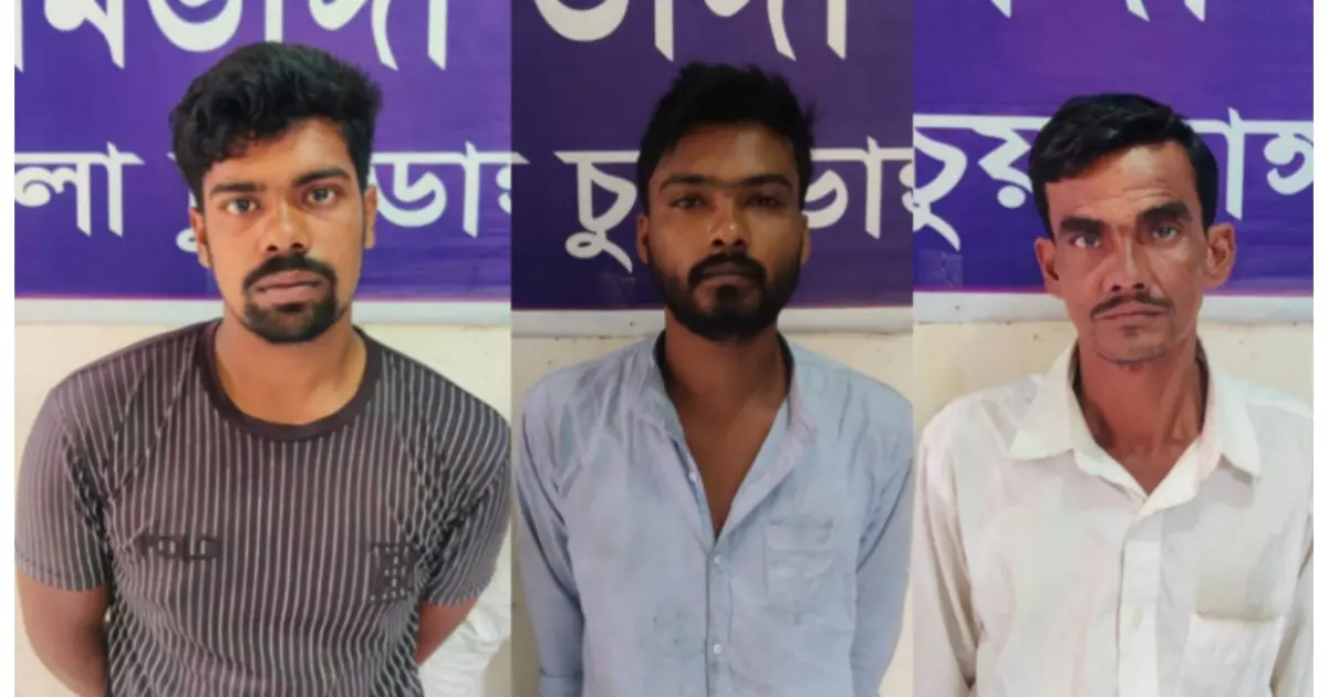 আলমডাঙ্গায় পুলিশের পৃথক অভিযানে গাঁজা ও মাদকসহ তিনজন গ্রেফতার 