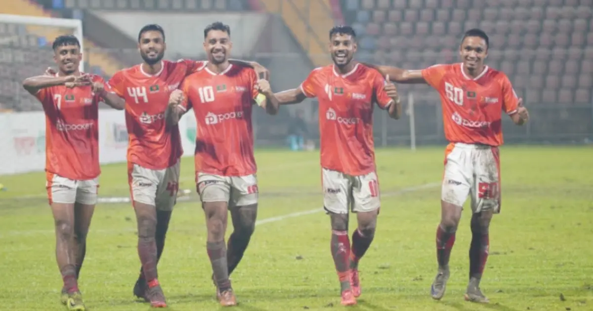 সিটিকে ৩-০ গোলে হারিয়ে টানা দ্বিতীয় জয় তুলে নিল বসুন্ধরা কিংস