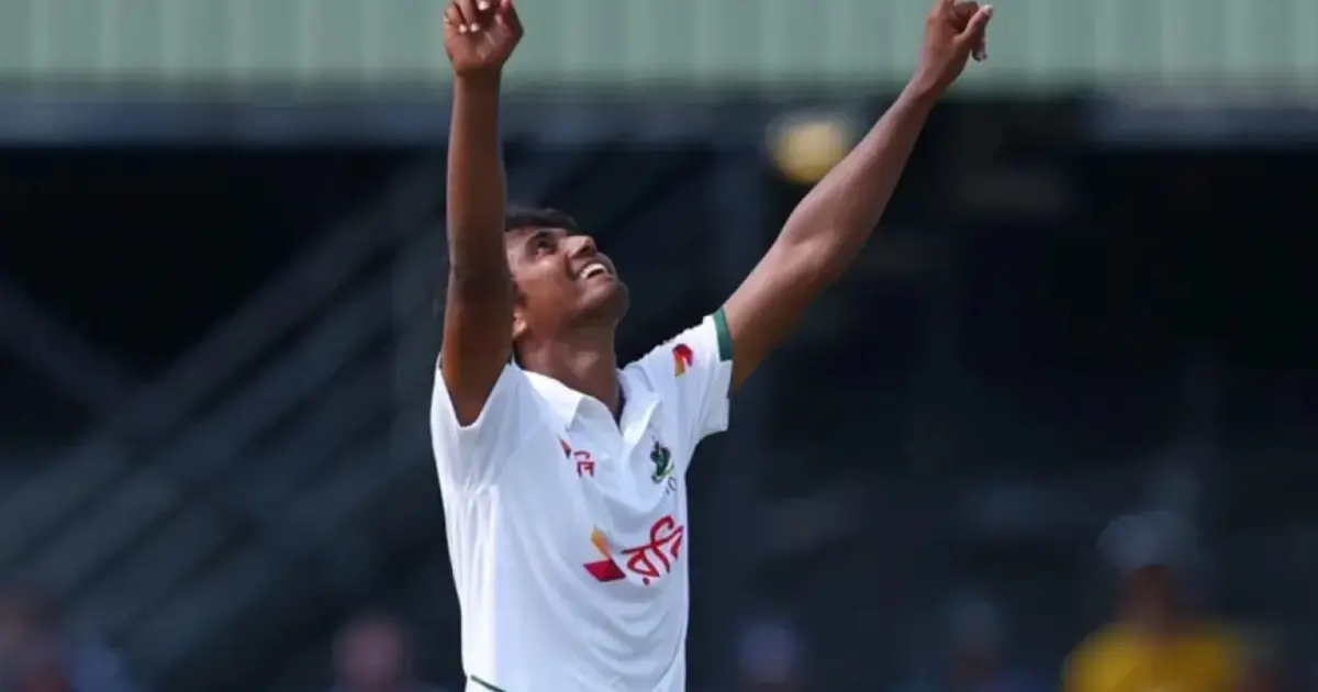 প্রথম সেশনে সেদিকউল্লাহকে ফিরিয়ে হাসান মাহমুদের সাফল্য, মধ্যাহ্নভোজের বিরতিতে আফগানিস্তান