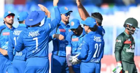 শারজায় ত্রিদেশীয় সিরিজে আফগানিস্তানের বিরুদ্ধে ব্যাটিং বিপর্যয়ে বাংলাদেশ, ২৮ রানেই ৪ উইকেট পতন