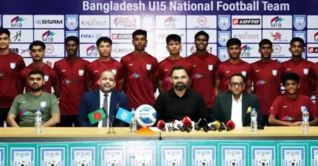 ফিফা অনূর্ধ্ব-১৫ বৈশ্বিক ফেস্টিভ্যালে লক্ষ্য গ্রুপসেরা হওয়া: আশাবাদী বাংলাদেশ দল