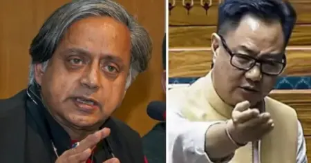 ভোটার তালিকা বিতর্ক: ‘ভারত বাংলাদেশ নয়’ মন্তব্যে রিজিজু-থারুর বাকযুদ্ধ