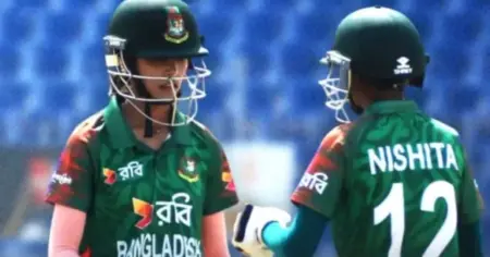ত্রিদেশীয় সিরিজে পাকিস্তান অনূর্ধ্ব-১৯ দলকে হারিয়ে ফাইনালের পথে বাংলাদেশ