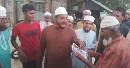 আলমডাঙ্গার বেলগাছি ইউনিয়নের বিভিন্ন গ্রামে  কুশল বিনিময় করেন এমপি অ্যাড. রাসেল
