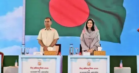 শিশু অধিকার দিবস ও শিশু একাডেমির অনুষ্ঠানে প্রধানমন্ত্রী