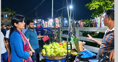 আলমডাঙ্গায় ফুটপাত ও ব্রিজ দখলমুক্ত করতে ইউএনওর অভিযান